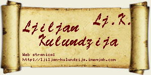 Ljiljan Kulundžija vizit kartica